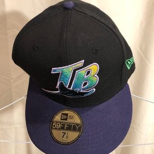 New Era Tampa Bay Devil Rays Hat 7 1/2